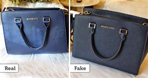 mk bag fake vs real|real michael kors bag inside.